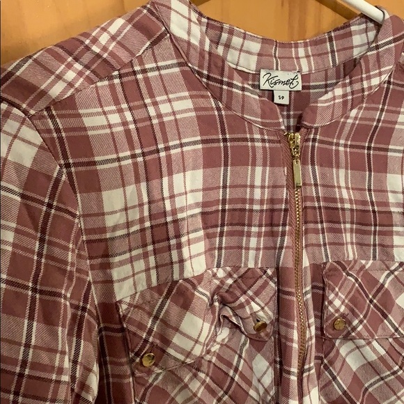 plaid blouse - Picture 4 of 4